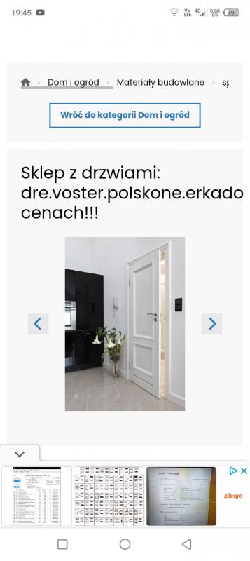 Witam sklep z drzwiami wewnętrznymi i...