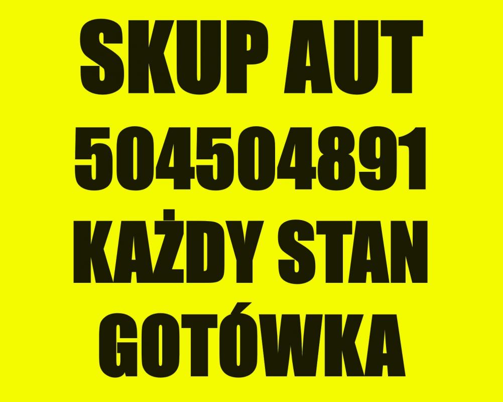 Kupimy każdy samochód...