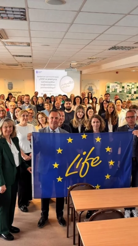 Somonino docenione za działania proekologiczne. Seminarium o GOZ na Uniwersytecie Gdańskim
