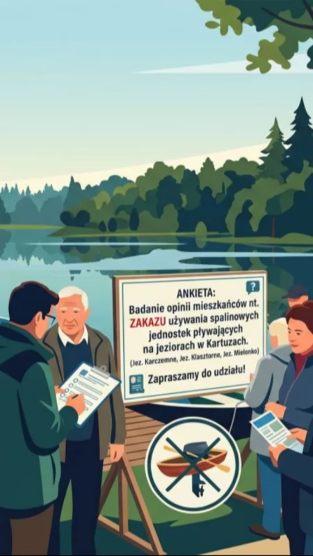Powiat pyta mieszkańców o zakaz motorówek na kartuskich jeziorach. Ruszyła ankieta