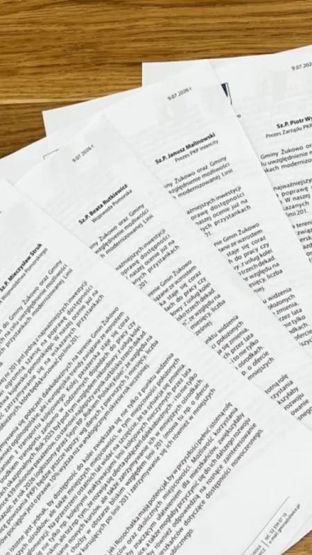 Pociągi dalekobieżne zatrzymają się w Żukowie? Samorządy wystosowały wspólny apel
