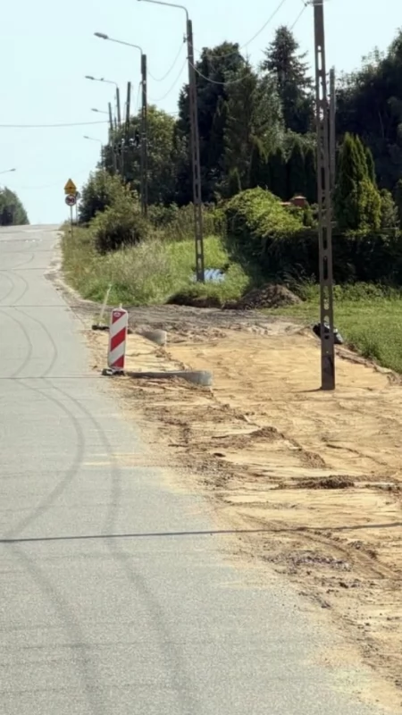 Małkowo zyskuje nową infrastrukturę. Powstaje ciąg pieszo-rowerowy