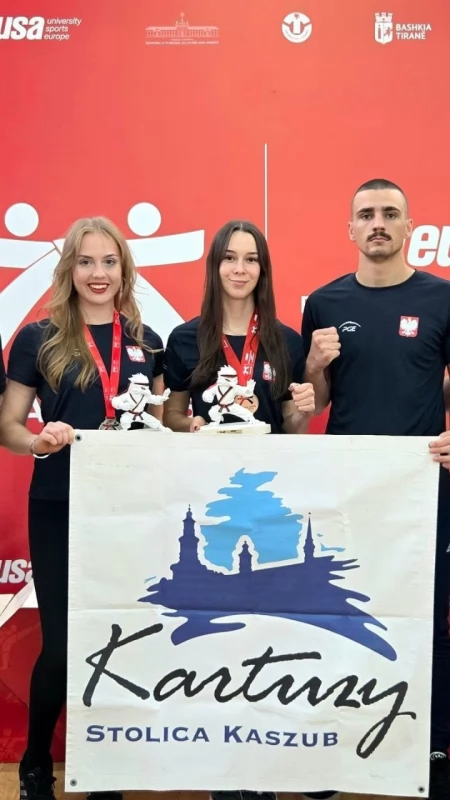 Trzy medale Akademickich Mistrzostw Europy dla reprezentantów Rebelii Kartuzy