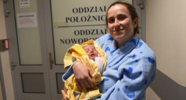Noworoczne narodziny w PCZ w Kartuzach - Zuzanna Szmidt z Mezowa