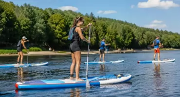 VI SUP Piknik Powiatu Kartuskiego. Sportowe emocje na Złotej Górze