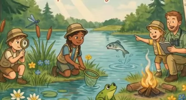 Eko detektywi na tropie wodnego skarbu. Spotkanie edukacyjne w Mezowie