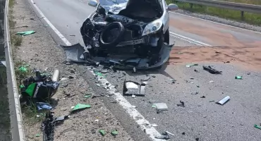 Glincz. Nie żyje motocyklista po zderzenia z osobówką