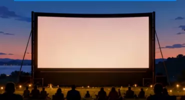 Kino pod chmurką w Ostrzycach. Na ekranie „Ostatni Wiking”