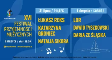 Dwa dni muzycznych emocji nad jeziorem. XVI Festiwal Przyjemności Muzycznych w Ostrzycach już w ten weekend