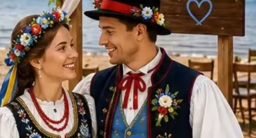 III Wakacje z KGW Gminy Sierakowice. Wesele pod chmurką na plaży w Gowidlinie