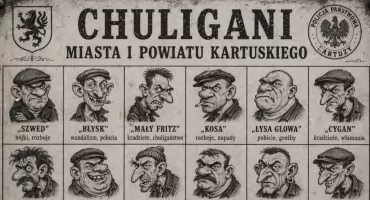 Tablica, a na niej… chuligani. Tak było w Kartuzach 60 lat temu