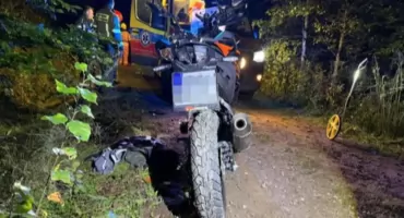 Dwa zdarzenia z udziałem motocyklistów. Poszkodowani trafili do szpitala