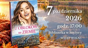 Biblioteka w Stężycy zaprasza na spotkanie autorskie z Romą J. Fiszer