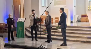 Chóry zaśpiewały pieśni jubilata. 65 urodziny Kazimierza Jastrzębskiego w Chwaszczynie