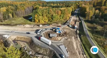 Ponad 200 betonowych pali! Co dzieje się na budowie obwodnicy Kartuz?