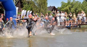Około 450 zawodników wystartowało  w Garmin Iron Triathlon w Stężycy